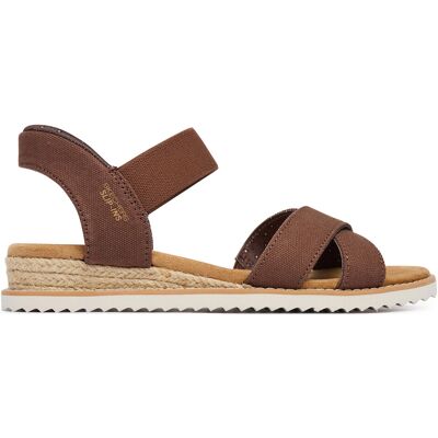 Sandalen Skechers BOBS Desert Kiss - Golden Lily 114418/CHOC Braun 38 female Sandalen Skechers BOBS Desert Kiss - Golden Lily 114418/CHOC Braun 38 female