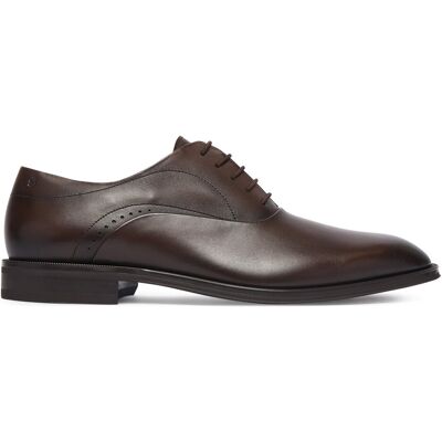 Halbschuhe BOSS Derrek 50562399 Dunkelbraun 43 male Halbschuhe BOSS Derrek 50562399 Dunkelbraun 43 male