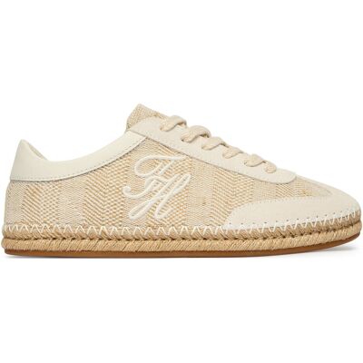 Espadrilles Tommy Hilfiger Th Heritage Rope Sneaker FW0FW09108 Écru 38 female Espadrilles Tommy Hilfiger Th Heritage Rope Sneaker FW0FW09108 Écru 38 female