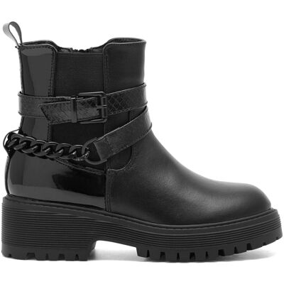 Stiefeletten DeeZee CS6200-02 Schwarz 38 female Stiefeletten DeeZee CS6200-02 Schwarz 38 female
