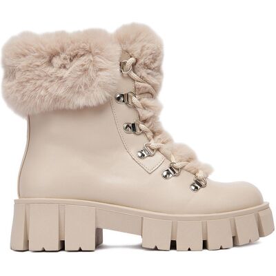 Schnürschuhe DeeZee 90190-6 Écru 37 female Schnürschuhe DeeZee 90190-6 Écru 37 female