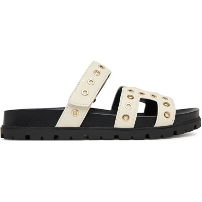 Pantoletten Guess FLPFAS ELE03 Écru 39 female Pantoletten Guess FLPFAS ELE03 Écru 39 female