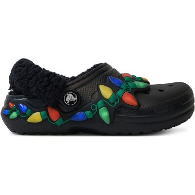 Pantoletten Crocs Clsc Lined Holiday Lights 212026 Schwarz 37_38 unisex Pantoletten Crocs Clsc Lined Holiday Lights 212026 Schwarz 37_38 unisex