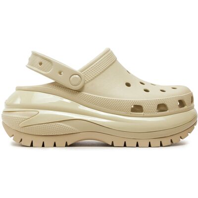 Pantoletten Crocs Classic Mega Crush Clog 207988 Beige 42_43 female Pantoletten Crocs Classic Mega Crush Clog 207988 Beige 42_43 female