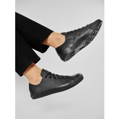 Sneakers aus Stoff Converse Chuck Taylor All Star Mono Leather 135253C Schwarz 37 unisex Sneakers aus Stoff Converse Chuck Taylor All Star Mono Leather 135253C Schwarz 37 unisex