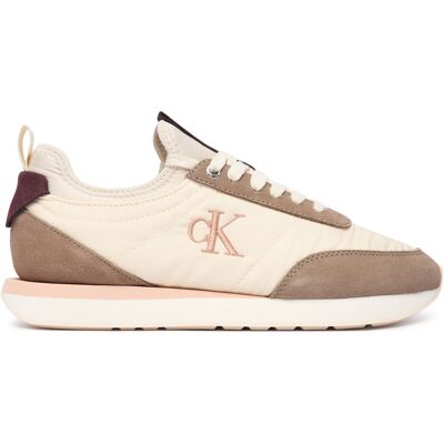 Sneakers Calvin Klein Retro Runner Lace Up Sock YW0YW02060 Creme 37 female Sneakers Calvin Klein Retro Runner Lace Up Sock YW0YW02060 Creme 37 female