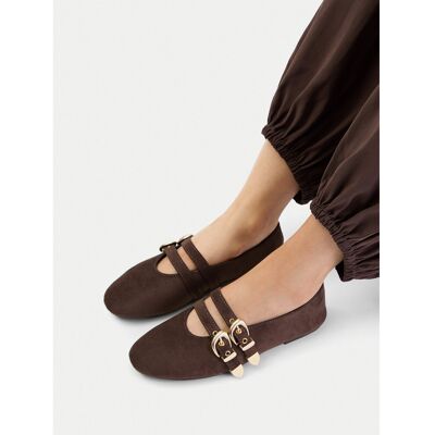 Ballerinas DeeZee CEO-HY82405-1 Braun 37 female Ballerinas DeeZee CEO-HY82405-1 Braun 37 female