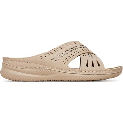 Pantoletten Clara Barson WYL05010-08 Beige 40 female Pantoletten Clara Barson WYL05010-08 Beige 40 female