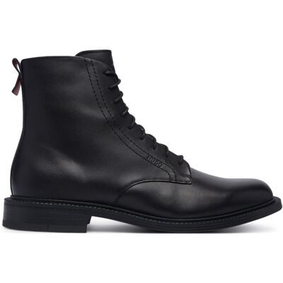 Schnürschuhe HUGO Lysander 50569021 Schwarz 45 male Schnürschuhe HUGO Lysander 50569021 Schwarz 45 male
