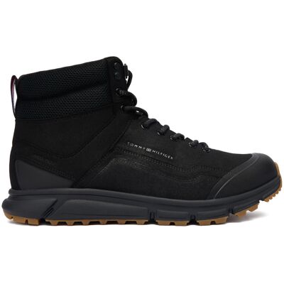 Schnürschuhe Tommy Hilfiger Outdoor Runner Hi Wpm FM0FM05575 Schwarz 43 male Schnürschuhe Tommy Hilfiger Outdoor Runner Hi Wpm FM0FM05575 Schwarz 43 male