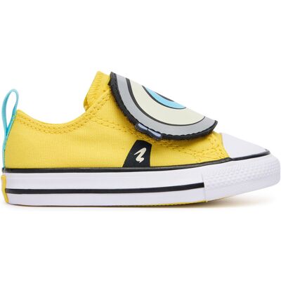 Sneakers aus Stoff Converse Converse x Minions Chuck Taylor All Star One Strap Easy-On A21407C Gelb 20 unisex Sneakers aus Stoff Converse Converse x Minions Chuck Taylor All Star One Strap Easy-On A21407C Gelb 20 unisex