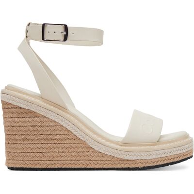 Espadrilles Calvin Klein Wedge Sandal 70 - He HW0HW02376 Weiß 40 female Espadrilles Calvin Klein Wedge Sandal 70 - He HW0HW02376 Weiß 40 female