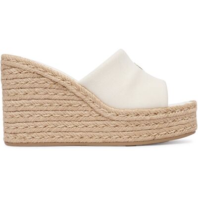 Espadrilles Calvin Klein Wedge Espad 70 Canvas Mg HW0HW03282 Creme 41 female Espadrilles Calvin Klein Wedge Espad 70 Canvas Mg HW0HW03282 Creme 41 female