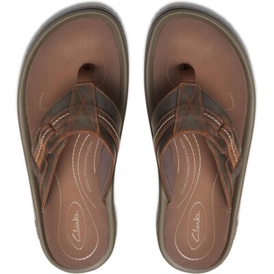 Zehentrenner Clarks Wesley Sun 26176987 Braun 44_5 male Zehentrenner Clarks Wesley Sun 26176987 Braun 44_5 male