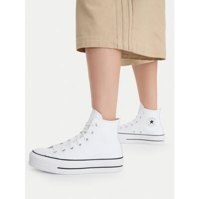 Sneakers aus Stoff Converse Chuck Taylor All Star Lift Clean Hi 561676C Weiß 37 female Sneakers aus Stoff Converse Chuck Taylor All Star Lift Clean Hi 561676C Weiß 37 female