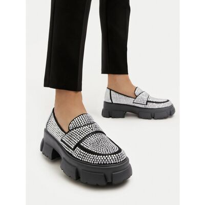 Slipper Steve Madden Trifecta_R SM11003506 Silberfarben 38 female Slipper Steve Madden Trifecta_R SM11003506 Silberfarben 38 female