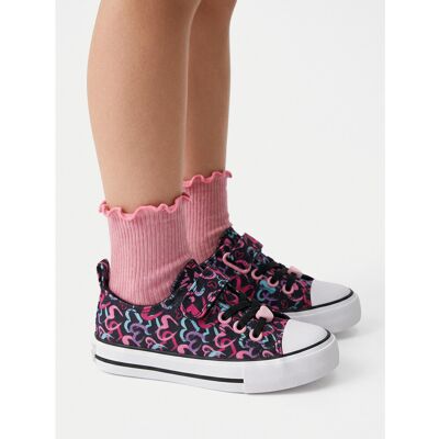 Sneakers aus Stoff DeeZee CEO-BIC-AW26-NB24666A Schwarz 34 female Sneakers aus Stoff DeeZee CEO-BIC-AW26-NB24666A Schwarz 34 female
