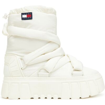 Schneeschuhe Tommy Jeans Tjw Chunky Snow Boot Nylon EN0EN02842 Weiß 37 female Schneeschuhe Tommy Jeans Tjw Chunky Snow Boot Nylon EN0EN02842 Weiß 37 female