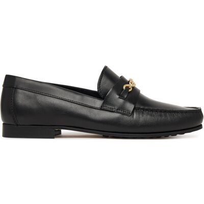 Slipper Tommy Hilfiger Th Chain Leather Loafer FW0FW08956 Schwarz 37 female Slipper Tommy Hilfiger Th Chain Leather Loafer FW0FW08956 Schwarz 37 female