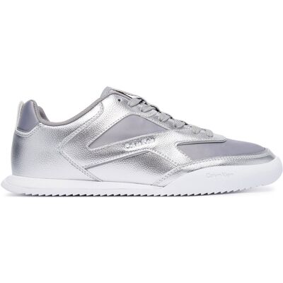Sneakers Calvin Klein Low Pro Run Lace Stripe Met Lth HW0HW03272 Silberfarben 37 female Sneakers Calvin Klein Low Pro Run Lace Stripe Met Lth HW0HW03272 Silberfarben 37 female