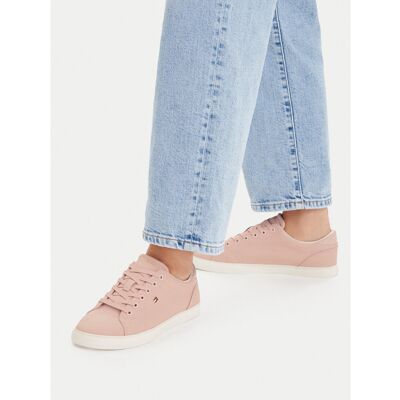 Sneakers aus Stoff Tommy Hilfiger Th Low Profile Vulc Canvas FW0FW09102 Rosa 38 female Sneakers aus Stoff Tommy Hilfiger Th Low Profile Vulc Canvas FW0FW09102 Rosa 38 female