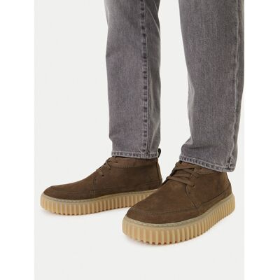 Schnürschuhe Clarks Torhill LaceHi 26183474 Khakifarben 46 male Schnürschuhe Clarks Torhill LaceHi 26183474 Khakifarben 46 male