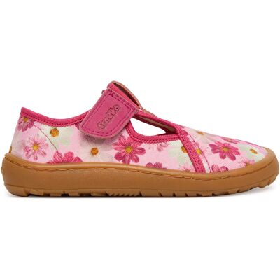 Hausschuhe Froddo Barefoot Canvas T-Bar G1700439-4 S Rosa 27 female Hausschuhe Froddo Barefoot Canvas T-Bar G1700439-4 S Rosa 27 female