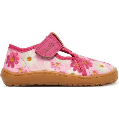Hausschuhe Froddo Barefoot Canvas T-Bar G1700439-4 M Rosa 23 female Hausschuhe Froddo Barefoot Canvas T-Bar G1700439-4 M Rosa 23 female