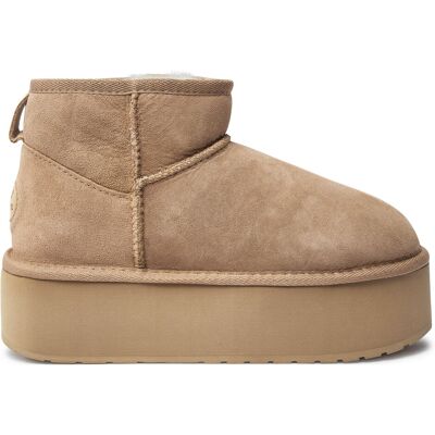 Schneeschuhe EMU Australia Stinger Micro Flatform W13082 Beige 36 female Schneeschuhe EMU Australia Stinger Micro Flatform W13082 Beige 36 female