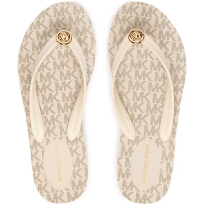 Zehentrenner MICHAEL Michael Kors Posie Flip Flop 40S6PSFA2Q Creme 35 female Zehentrenner MICHAEL Michael Kors Posie Flip Flop 40S6PSFA2Q Creme 35 female