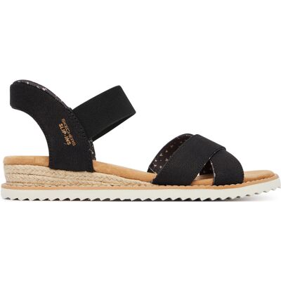 Sandalen Skechers BOBS Desert Kiss - Golden Lily 114418/BLK Schwarz 40 female Sandalen Skechers BOBS Desert Kiss - Golden Lily 114418/BLK Schwarz 40 female