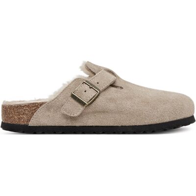 Pantoletten Birkenstock Boston Shearling 1028299 Beige 39 female Pantoletten Birkenstock Boston Shearling 1028299 Beige 39 female