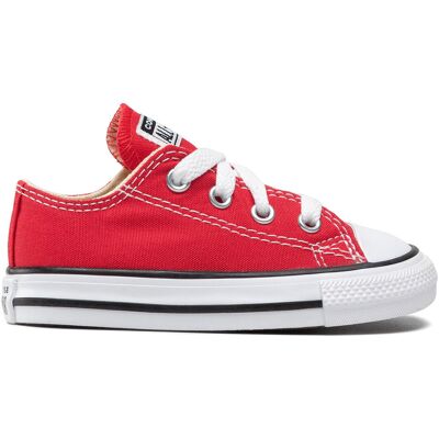Sneakers aus Stoff Converse Inf Chuck Taylor All Star Ox 7J236C Rot 23 unisex Sneakers aus Stoff Converse Inf Chuck Taylor All Star Ox 7J236C Rot 23 unisex