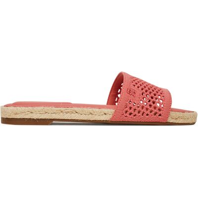 Espadrilles Tommy Hilfiger Knit Mesh Espadrille Flat Sandal FW0FW08744 Korallenfarben 40 female Espadrilles Tommy Hilfiger Knit Mesh Espadrille Flat Sandal FW0FW08744 Korallenfarben 40 female