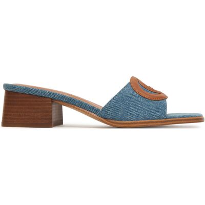 Pantoletten Guess FLJCN3 DEN03 Blau 38 female Pantoletten Guess FLJCN3 DEN03 Blau 38 female