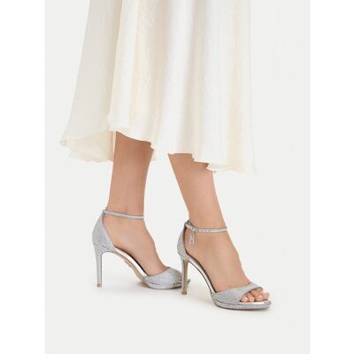 Sandalen Steve Madden Evers-R SM11003541 Silberfarben 39 female Sandalen Steve Madden Evers-R SM11003541 Silberfarben 39 female