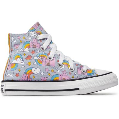 Sneakers aus Stoff Converse Chuck Taylor All Star Rainbow Castles 372943C Blau 28_5 female Sneakers aus Stoff Converse Chuck Taylor All Star Rainbow Castles 372943C Blau 28_5 female