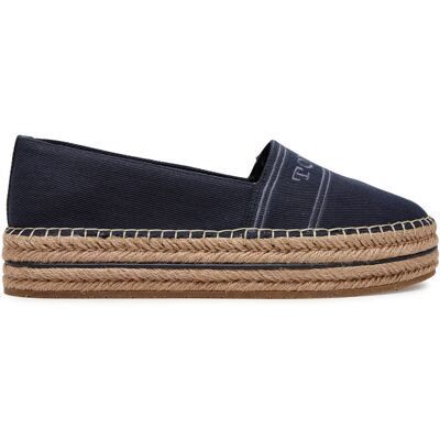 Espadrilles Tommy Hilfiger Denim Platform Espadrille FW0FW08543 Dunkelblau 39 female Espadrilles Tommy Hilfiger Denim Platform Espadrille FW0FW08543 Dunkelblau 39 female