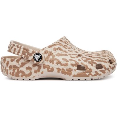 Pantoletten Crocs Classic Pop Animal Clogs 214153 Beige 37_38 female Pantoletten Crocs Classic Pop Animal Clogs 214153 Beige 37_38 female