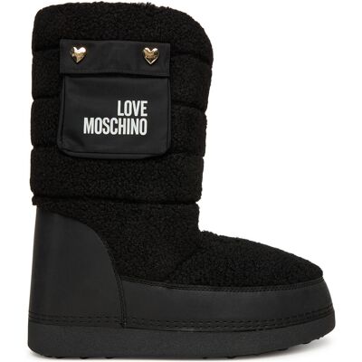 Schneeschuhe LOVE MOSCHINO JA24452G0NISM00A Schwarz 39_40 female Schneeschuhe LOVE MOSCHINO JA24452G0NISM00A Schwarz 39_40 female
