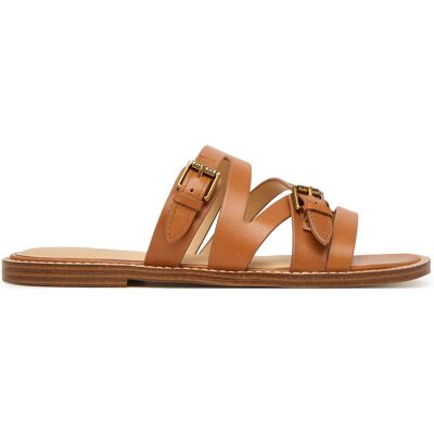 Pantoletten Guess FLJGRY LEA03 Hellbraun 39 female Pantoletten Guess FLJGRY LEA03 Hellbraun 39 female