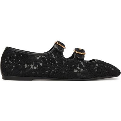 Ballerinas AGL Ceramic D840007PGK77831013 Schwarz 39 female Ballerinas AGL Ceramic D840007PGK77831013 Schwarz 39 female