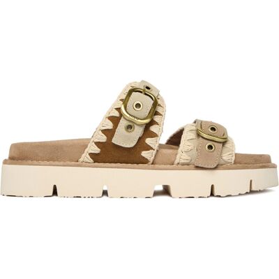Pantoletten Mou MU.SW461023A Beige 37 female Pantoletten Mou MU.SW461023A Beige 37 female