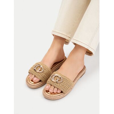Espadrilles Guess FLJKLI FAB03 Beige 37 female Espadrilles Guess FLJKLI FAB03 Beige 37 female