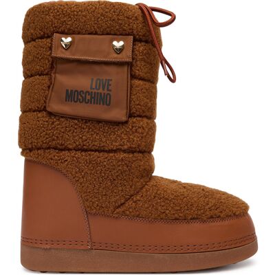 Schneeschuhe LOVE MOSCHINO JA24452G0NISM21A Braun 41_42 female Schneeschuhe LOVE MOSCHINO JA24452G0NISM21A Braun 41_42 female