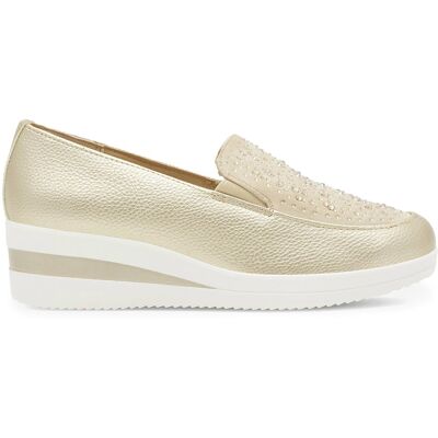 Halbschuhe Clara Barson WYL1711-29 Goldfarben 38 female Halbschuhe Clara Barson WYL1711-29 Goldfarben 38 female