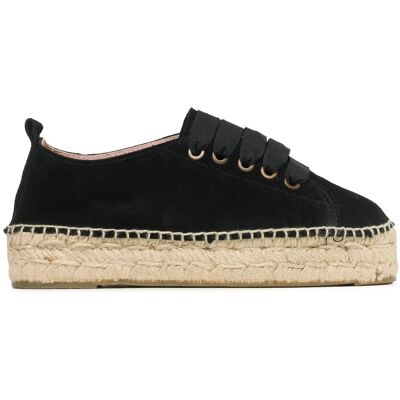 Espadrilles Manebi Lace-Up Espadrilles K 1.0 E0 Schwarz 35 female Espadrilles Manebi Lace-Up Espadrilles K 1.0 E0 Schwarz 35 female