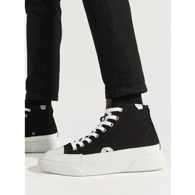 Sneakers Inuikii Canvas Lex High 50103-991 Schwarz 42 male Sneakers Inuikii Canvas Lex High 50103-991 Schwarz 42 male