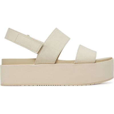 Sandalen Calvin Klein Jeans Flatform Sandal Sling In YW0YW01788 Écru 40 female Sandalen Calvin Klein Jeans Flatform Sandal Sling In YW0YW01788 Écru 40 female