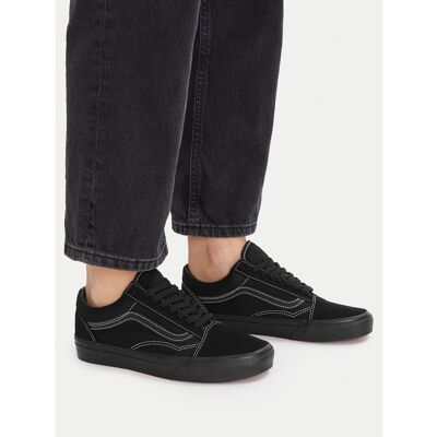 Sneakers aus Stoff Vans Old Skool VN000D6WBKA1 Schwarz 35 female Sneakers aus Stoff Vans Old Skool VN000D6WBKA1 Schwarz 35 female